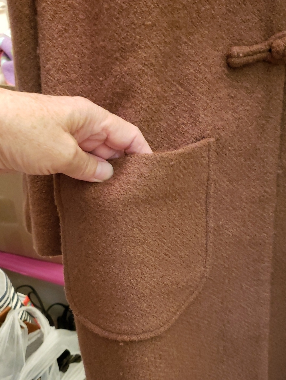 Long Coat Wool - Picture 5 of 7